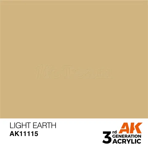 Photo de Ak Interactive  Pot de Peinture - Light Earth (17 ml)