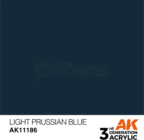 Photo de Ak Interactive  Pot de Peinture - Light Prussian Blue (17 ml)