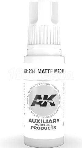 Photo de Ak Interactive  Pot de Peinture - Matte Medium (17 ml)