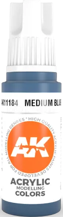 Photo de Ak Interactive Pot de Peinture - Medium Blue (17 ml)
