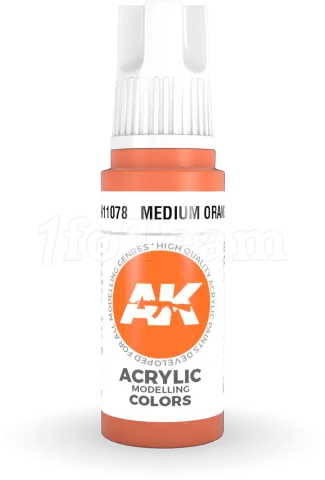 Photo de Ak Interactive  Pot de Peinture - Medium Orange (17 ml)