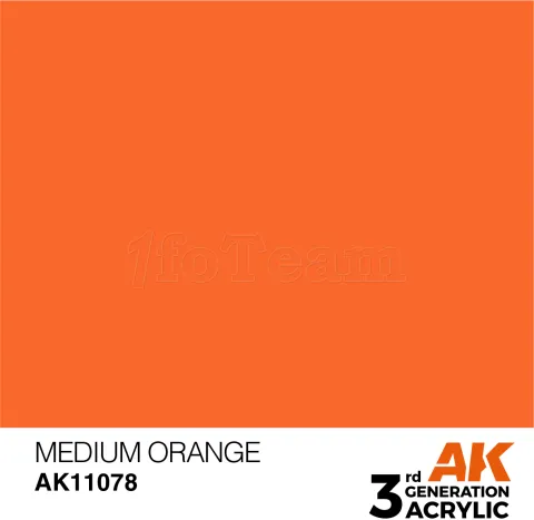 Photo de Ak Interactive  Pot de Peinture - Medium Orange (17 ml)