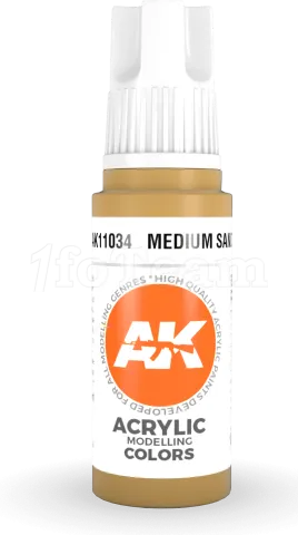 Photo de Ak Interactive  Pot de Peinture - Medium Sand (17 ml)