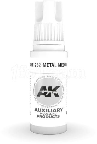 Photo de Ak Interactive  Pot de Peinture - Metal Medium (17 ml)