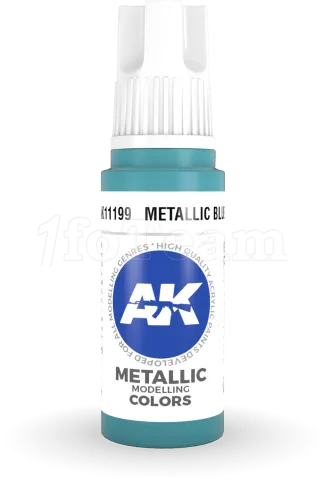 Photo de Ak Interactive  Pot de Peinture - Metallic Blue (17 ml)