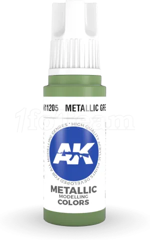 Photo de Ak Interactive  Pot de Peinture - Metallic Green (17 ml)