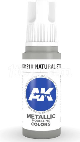 Photo de Ak Interactive  Pot de Peinture - Natural Steel (17 ml)