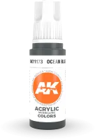 Photo de Ak Interactive  Pot de Peinture - Ocean Blue (17 ml)