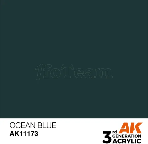 Photo de Ak Interactive  Pot de Peinture - Ocean Blue (17 ml)