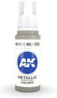 Photo de Ak Interactive  Pot de Peinture - Oily Steel (17 ml)