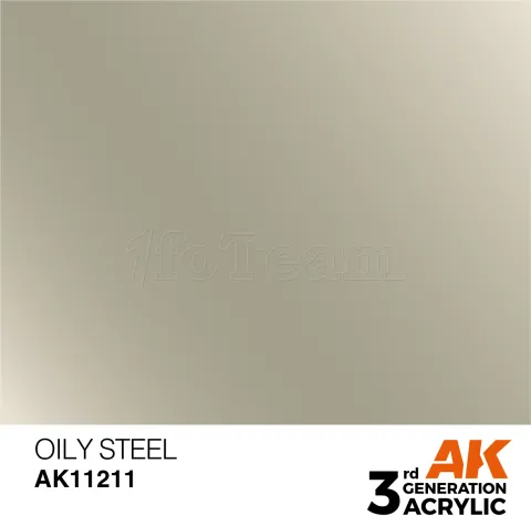 Photo de Ak Interactive  Pot de Peinture - Oily Steel (17 ml)