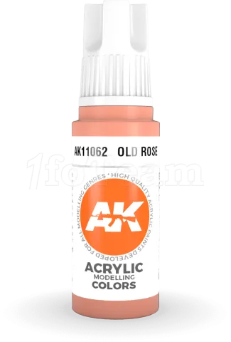 Photo de Ak Interactive  Pot de Peinture - Old Rose (17 ml)