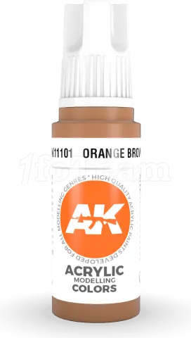 Photo de Ak Interactive  Pot de Peinture - Orange Brown (17 ml)