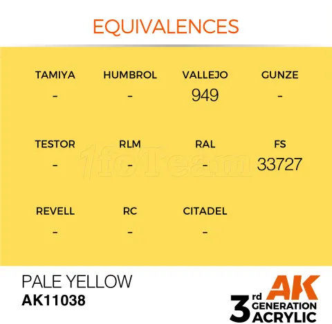 Photo de Ak Interactive  Pot de Peinture - Pale Yellow (17 ml)