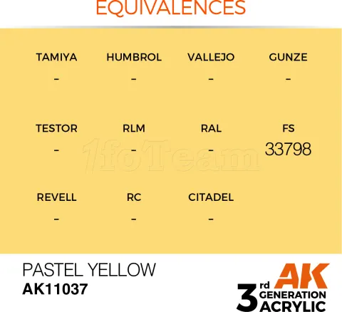 Photo de Ak Interactive  Pot de Peinture - Pastel Yellow (17 ml)