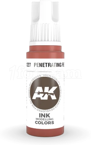 Photo de Ak Interactive  Pot de Peinture - Penetrating Red Ink (17 ml)