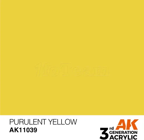 Photo de Ak Interactive  Pot de Peinture - Purulent Yellow (17 ml)