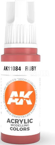 Photo de Ak Interactive  Pot de Peinture - Ruby (17 ml)