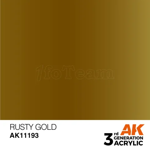 Photo de Ak Interactive  Pot de Peinture - Rusty Gold (17 ml)