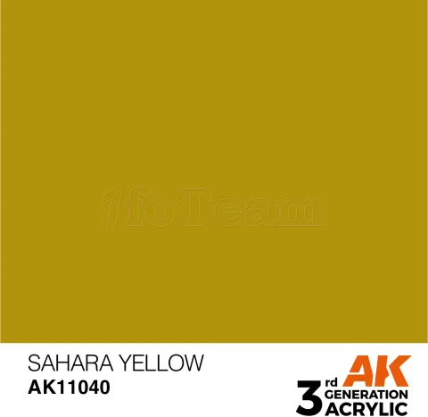 Photo de Ak Interactive  Pot de Peinture - Sahara Yellow (17 ml)