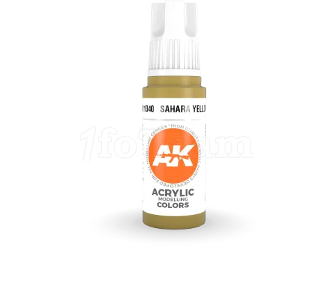 Photo de Ak Interactive  Pot de Peinture - Sahara Yellow (17 ml)