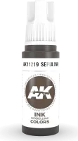 Photo de Ak Interactive  Pot de Peinture - Sepia Ink (17 ml)