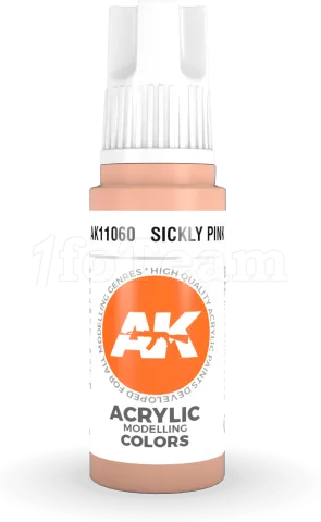 Photo de Ak Interactive  Pot de Peinture - Sickly Pink (17 ml)