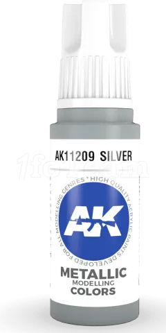 Photo de Ak Interactive  Pot de Peinture - Silver (17 ml)