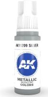 Photo de Ak Interactive  Pot de Peinture - Silver (17 ml)