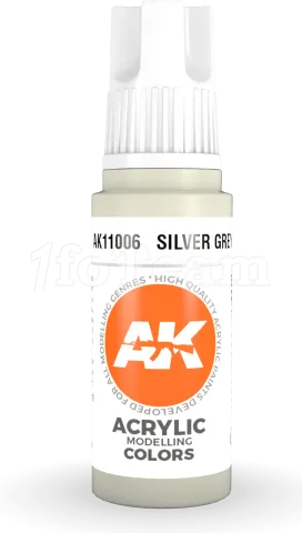Photo de Ak Interactive  Pot de Peinture - Silver Grey (17 ml)