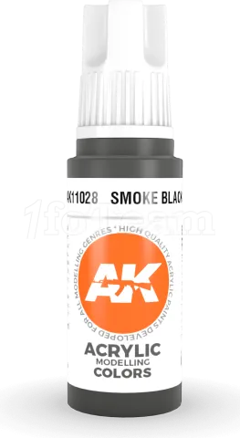 Photo de Ak Interactive  Pot de Peinture - Smoke Black (17 ml)