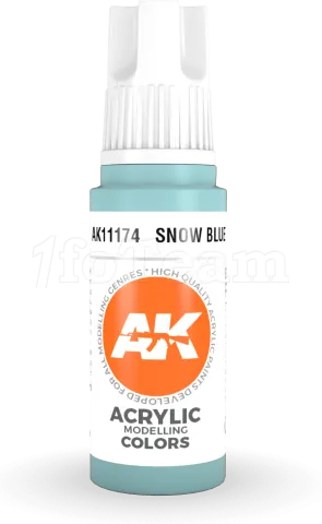 Photo de Ak Interactive  Pot de Peinture - Snow Blue (17 ml)