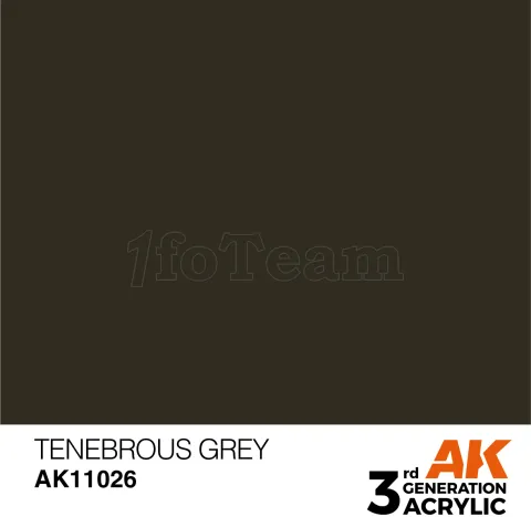 Photo de Ak Interactive  Pot de Peinture - Tenebrous Grey (17 ml)
