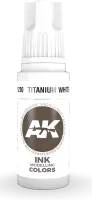 Photo de Ak Interactive  Pot de Peinture - Titanium White Ink (17 ml)