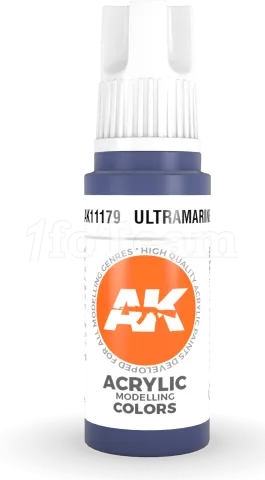 Photo de Ak Interactive  Pot de Peinture - Ultramarine (17 ml)