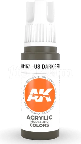 Photo de Ak Interactive  Pot de Peinture - Us Dark Green (17 ml)
