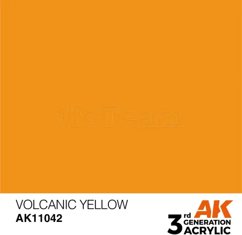 Photo de Ak Interactive  Pot de Peinture - Volcanic Yellow (17 ml)