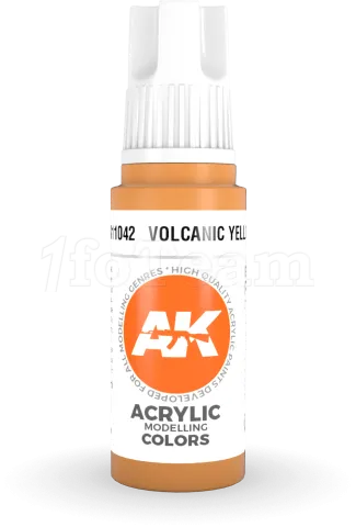 Photo de Ak Interactive  Pot de Peinture - Volcanic Yellow (17 ml)