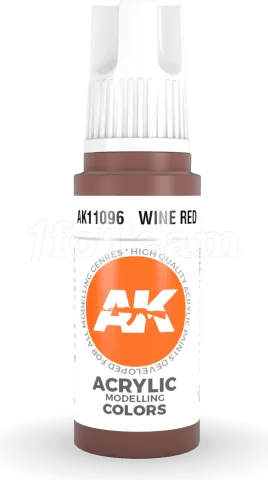 Photo de Ak Interactive  Pot de Peinture - Wine Red (17 ml)