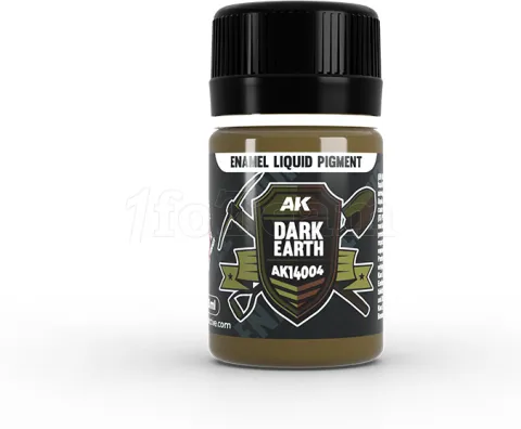 Photo de Ak Interactive Pot de Pigments Liquide Enamel - Dark Earth - Liquid Pigment (35 ml)