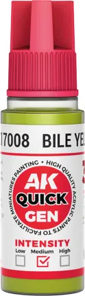 Photo de Ak Interactive Pot de Quick Gen - Bile Yellow (18 ml)