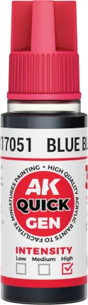 Photo de Ak Interactive Pot de Quick Gen - Blue Black (18 ml)