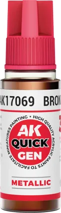 Photo de Ak Interactive Pot de Quick Gen - Bronze (18 ml)
