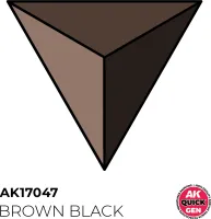 Photo de Ak Interactive Pot de Quick Gen - Brown Black (18 ml)