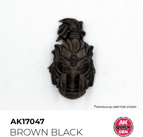 Photo de Ak Interactive Pot de Quick Gen - Brown Black (18 ml)