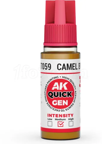 Photo de Ak Interactive Pot de Quick Gen - Camel Brown (18 ml)