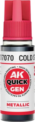 Photo de Ak Interactive Pot de Quick Gen - Cold Steel (18 ml)
