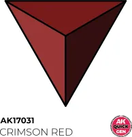 Photo de Ak Interactive Pot de Quick Gen - Crimson Red (18 ml)