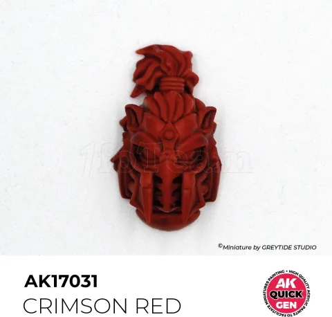 Photo de Ak Interactive Pot de Quick Gen - Crimson Red (18 ml)