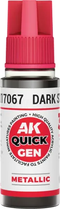 Photo de Ak Interactive Pot de Quick Gen - Dark Steel (18 ml)
